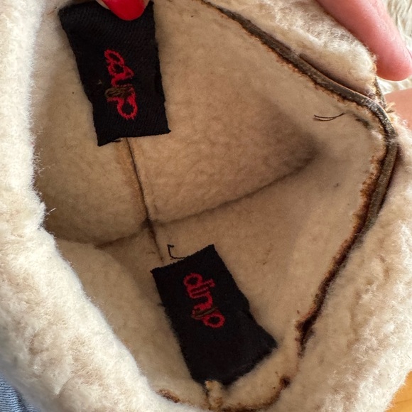 Dingo Leather and Faux Shearling Knee Boots - Picture 9 of 15